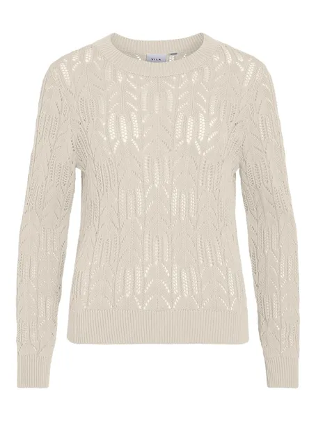 VILA VICOTTI O-NECK L/S KNIT TOP