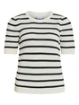 VILA VIDALO O-NECK S/S STRIPE KNIT-NOOS