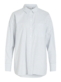 VILA VIDARMA L/S LOOSE BUTTON SHIRT - NO