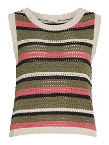 VILA VIDULIPA O-NECK S/L GLITTER KNIT TO