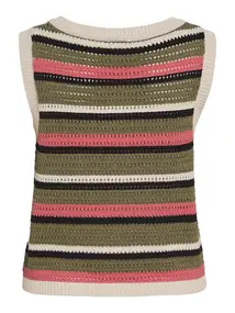 VILA VIDULIPA O-NECK S/L GLITTER KNIT TO