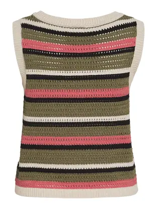 VILA VIDULIPA O-NECK S/L GLITTER KNIT TO