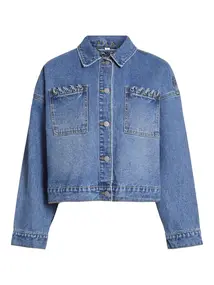 VILA VIEA L/S EYELET DETAIL MBD JACKET