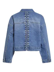 VILA VIEA L/S EYELET DETAIL MBD JACKET