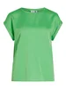 VILA VIELLETTE S/S SATIN TOP - NOOS