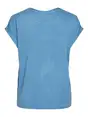 VILA VIELLETTE S/S SATIN TOP - NOOS