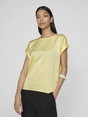 VILA VIELLETTE S/S SATIN TOP - NOOS