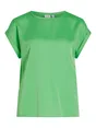 VILA VIELLETTE S/S SATIN TOP - NOOS