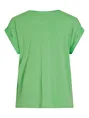VILA VIELLETTE S/S SATIN TOP - NOOS