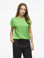 VILA VIELLETTE S/S SATIN TOP - NOOS