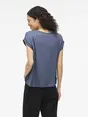 VILA VIELLETTE S/S SATIN TOP - NOOS