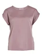VILA VIELLETTE S/S SATIN TOP - NOOS