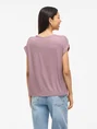 VILA VIELLETTE S/S SATIN TOP - NOOS