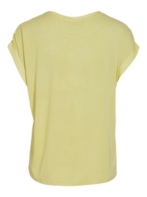 VILA VIELLETTE S/S SATIN TOP - NOOS
