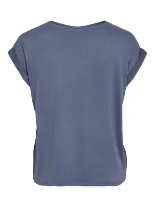 VILA VIELLETTE S/S SATIN TOP - NOOS