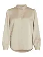 VILA VIELLETTE SATIN L/S SHIRT/SU - NOOS