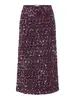 VILA VIFAITH HW MIDI SEQUIN SKIRT/1