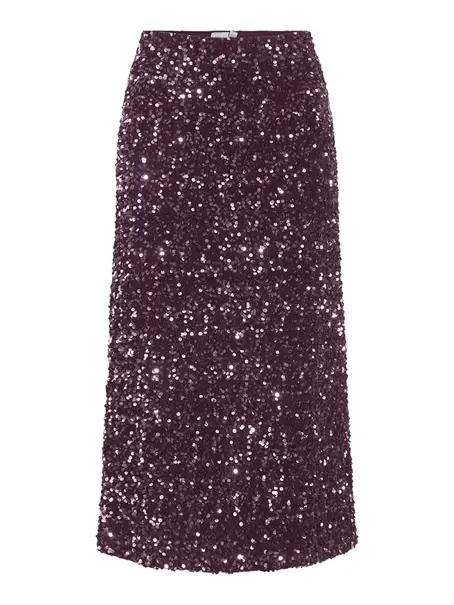 VILA VIFAITH HW MIDI SEQUIN SKIRT/1