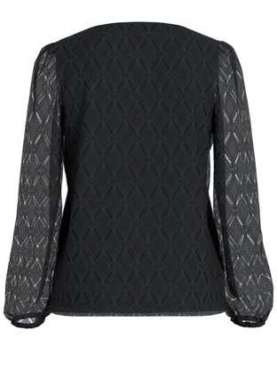 VILA VIFERO V-NECK L/S TOP/DFS/PB