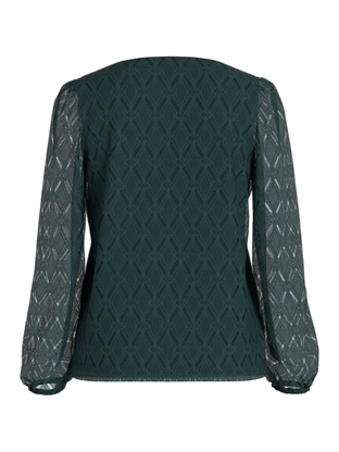VILA VIFERO V-NECK L/S TOP/DFS/PB