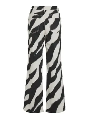 VILA VIFREYA ZEMSA HW WIDE PRINTED JEANS