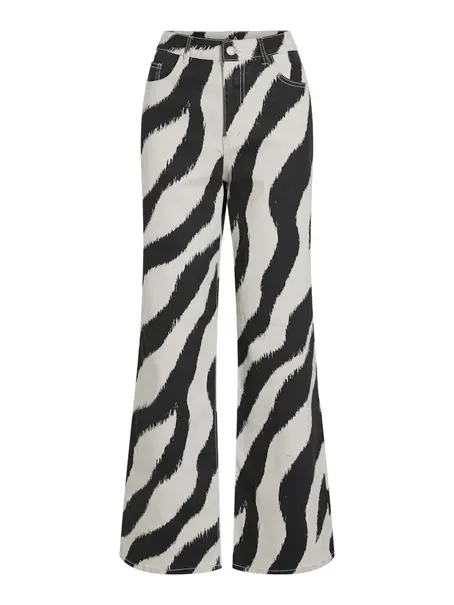 VILA VIFREYA ZEMSA HW WIDE PRINTED JEANS