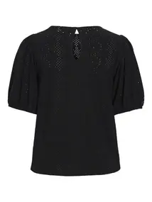 VILA VIKALLY O-NECK 2/4 TOP - NOOS