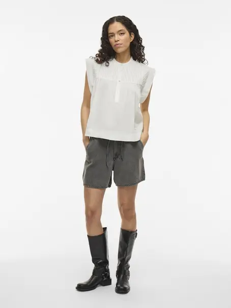 VILA VIKATINKA S/L SHORT SHIRT