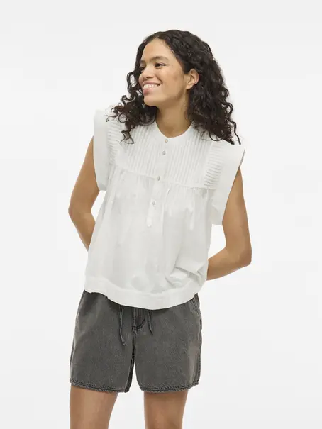 VILA VIKATINKA S/L SHORT SHIRT