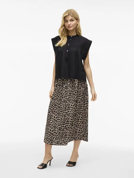 VILA VIKATINKA S/L SHORT SHIRT