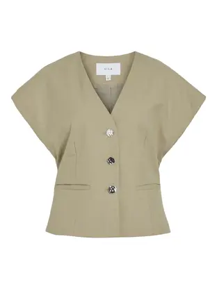 VILA VIKEEP V-NECK S/S BLAZER
