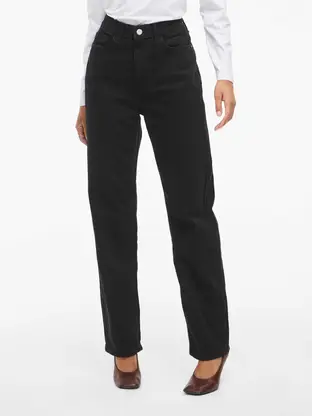 VILA VIKELLY JAF HW STRAIGHT JEANS-NOOS