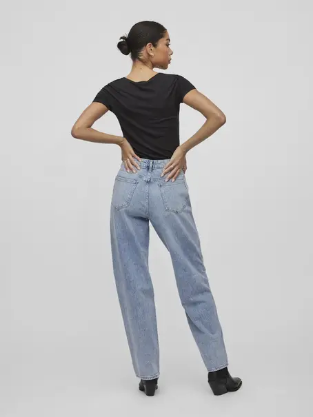 VILA VIKELLY JAF HW STRAIGHT JEANS-NOOS