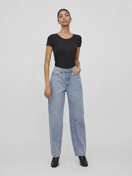 VILA VIKELLY JAF HW STRAIGHT JEANS-NOOS