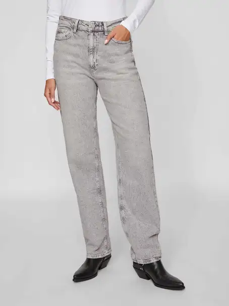 VILA VIKELLY JAF HW STRAIGHT JEANS-NOOS
