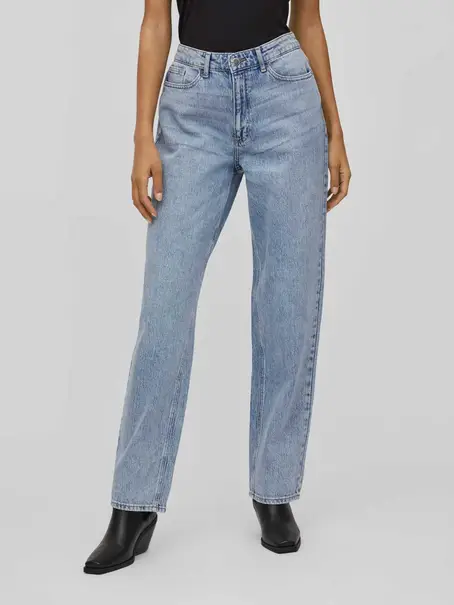 VILA VIKELLY JAF HW STRAIGHT JEANS-NOOS