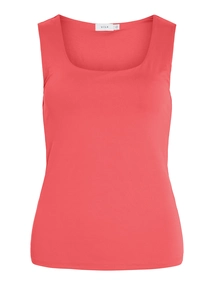 VILA VIKENZA U-NECK S/L TANK TOP - NOOS
