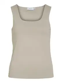 VILA VIKENZA U-NECK S/L TANK TOP - NOOS