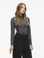 VILA VILEOA L/S HIGH NECK TOP - NOOS