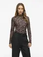 VILA VILEOA L/S HIGH NECK TOP - NOOS