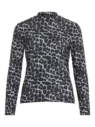 VILA VILEOA L/S HIGH NECK TOP - NOOS