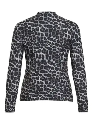 VILA VILEOA L/S HIGH NECK TOP - NOOS