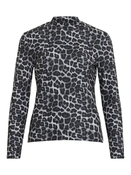 VILA VILEOA L/S HIGH NECK TOP - NOOS