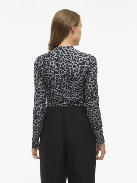 VILA VILEOA L/S HIGH NECK TOP - NOOS