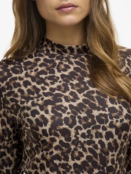 VILA VILEOA L/S HIGH NECK TOP - NOOS