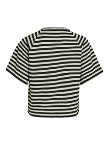 VILA VIMATA O-NECK 2/4 TOP/PB