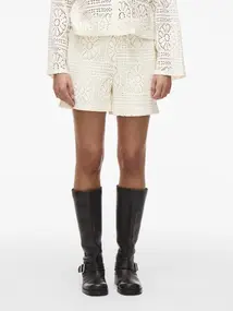 VILA VIMERINDA CROCHET HW SHORTS