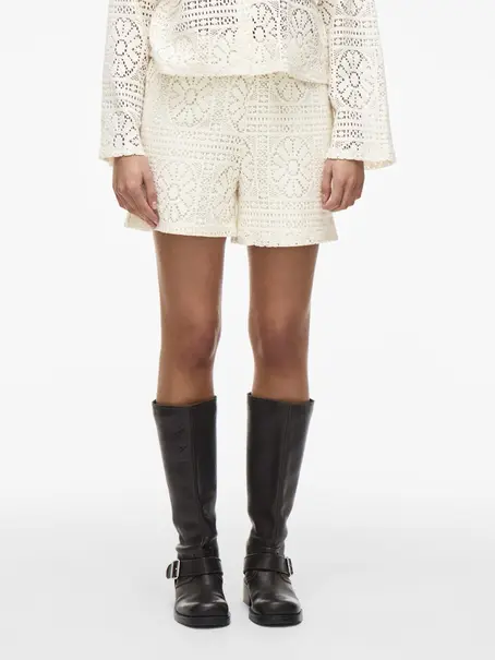 VILA VIMERINDA CROCHET HW SHORTS