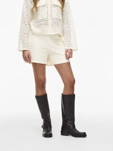 VILA VIMERINDA CROCHET HW SHORTS