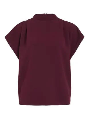VILA VIMERLANO FUNNELNECK S/S TOP